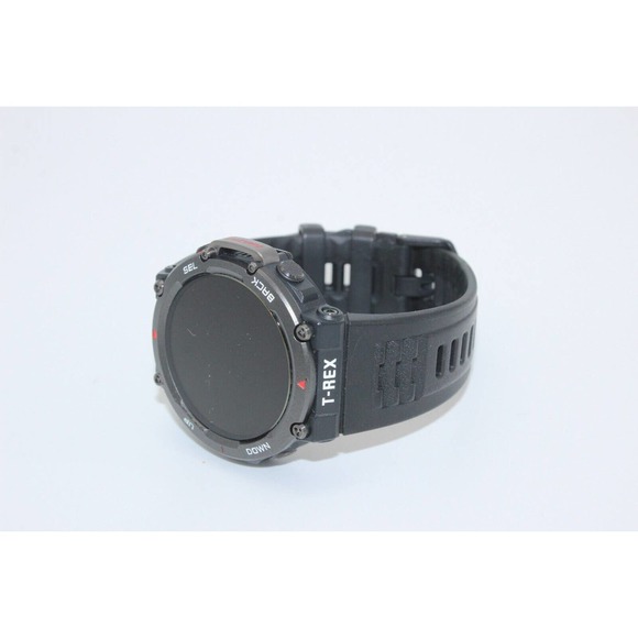 Amazfit T-Rex 2 Smart Watch for Men Dual Band Bluetooth GPS Outdoor Black - Picture 1 of 8